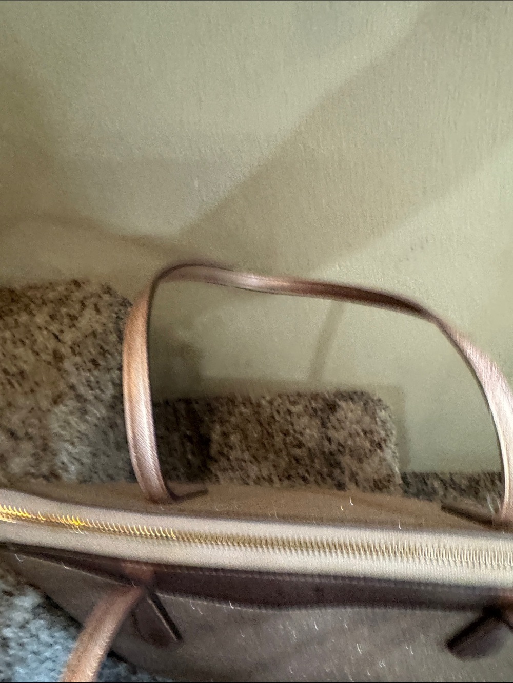 kate spade Metallic Rose Gold Glitter Tote - Picture 9 of 14